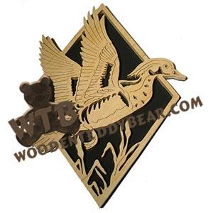 Wood Duck fretwork scroll saw pattern | The Wooden Teddy Bear