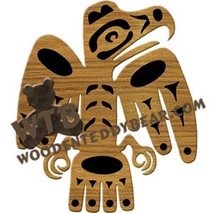 Eagle fretwork scroll saw pattern | The Wooden Teddy Bear