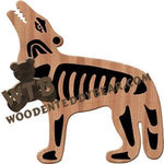 Wolf fretwork scroll saw pattern | The Wooden Teddy Bear
