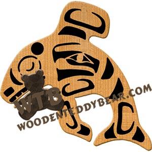 Orca fretwork scroll saw pattern | The Wooden Teddy Bear