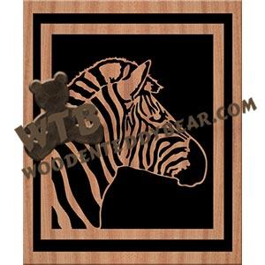 Zebra fretwork scroll saw pattern | The Wooden Teddy Bear